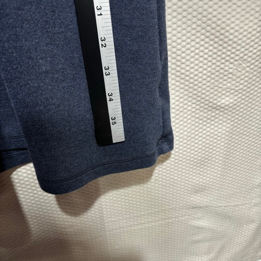 Athleta Charcoal Navy Dress Long Sleeve V-Neck Zipper Pocket Size M Casual - Picture 6 of 7